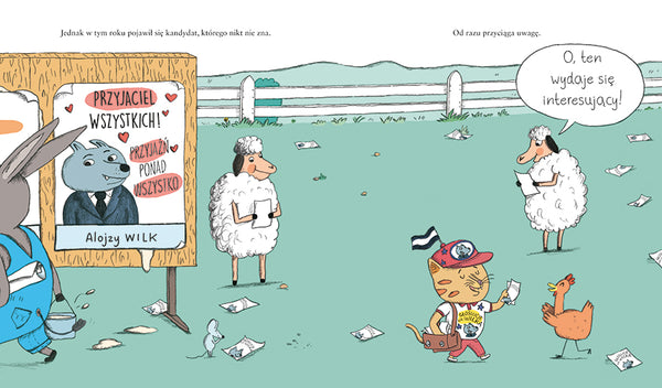 Głosujcie na wilka! / Davide Cali, Magali Clavelet