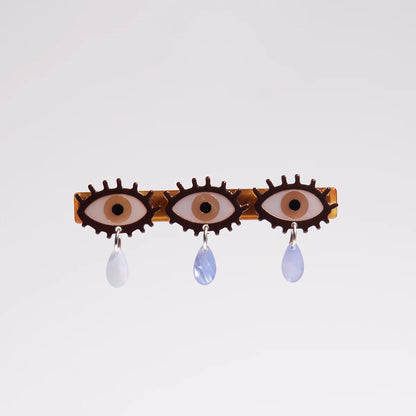 Spinka Tears Clip Brown - Winona Irene