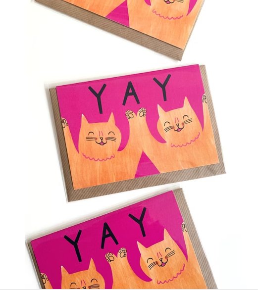 Kartka Yay Ginger Cats