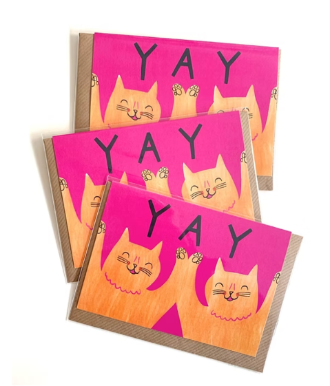 Kartka Yay Ginger Cats