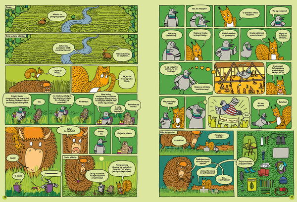 Którędy do Yellowstone? / Aleksandra i Daniel Mizielińscy