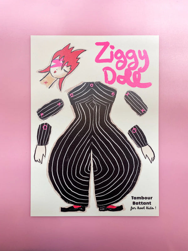 Zestaw DIY Lalka z papieru Ziggy Doll